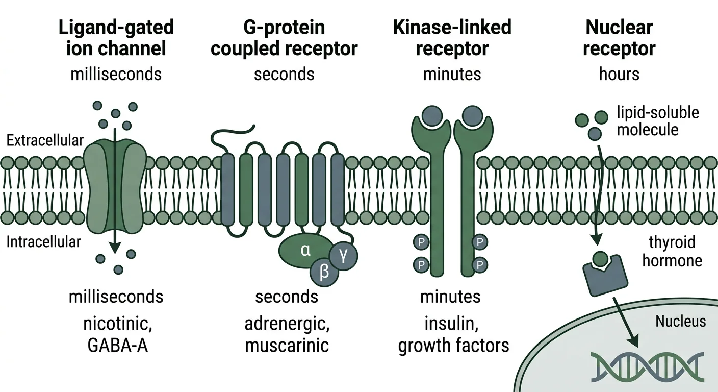Figure 1 — The four receptor superfamilies