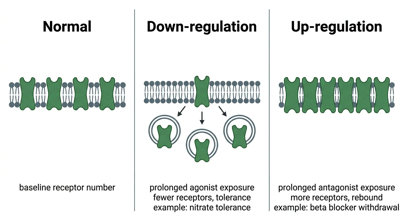 Figure 5 — Receptor regulation