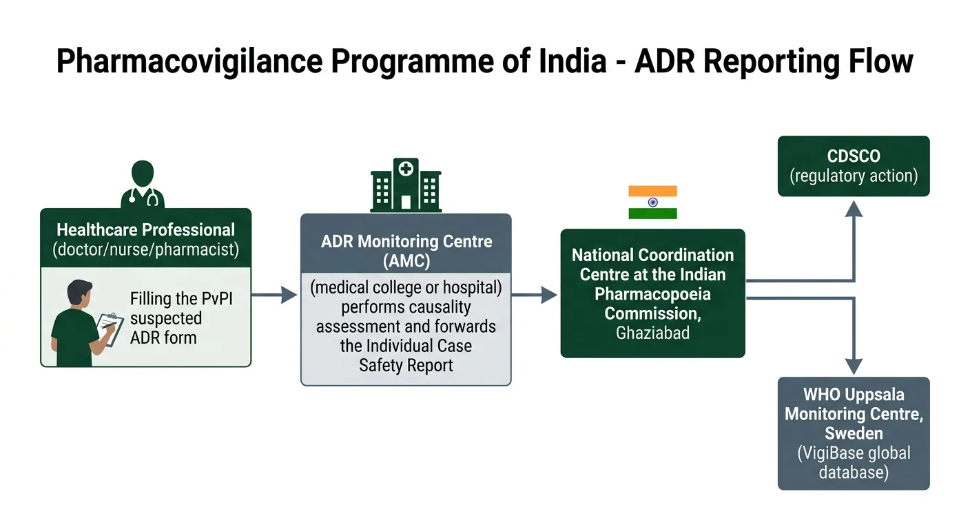 Figure 3 — PvPI structure and the ADR reporting flow