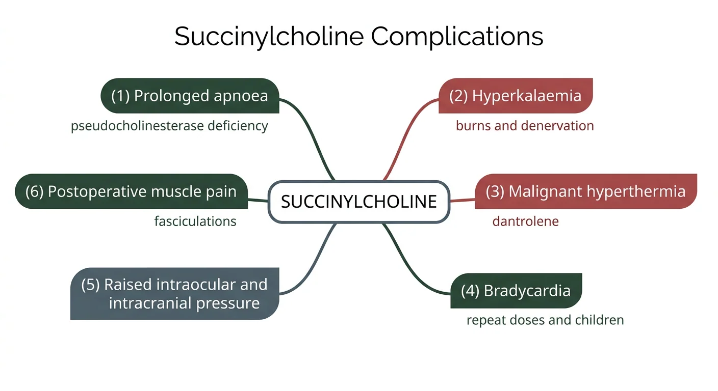 Figure 3 — Succinylcholine complications