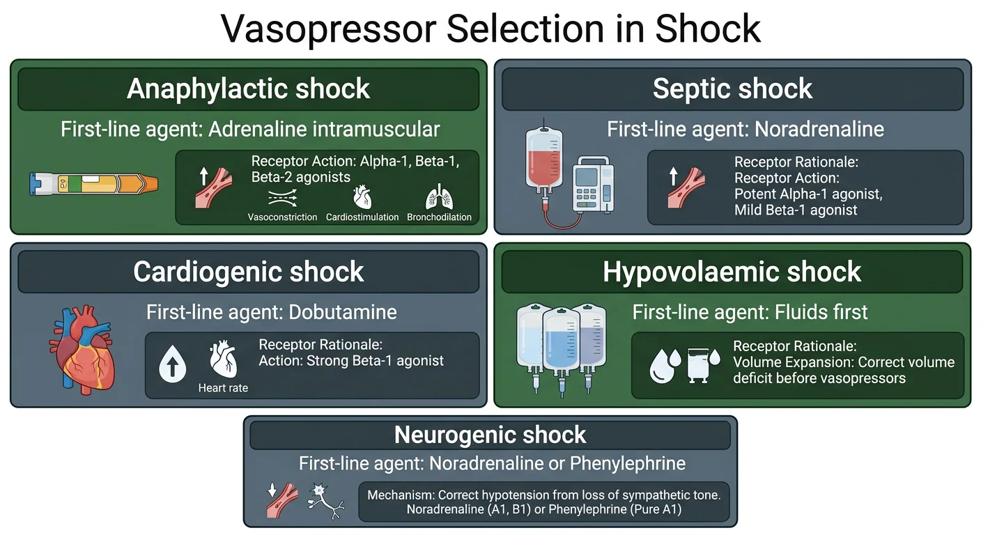 Figure 4 — Vasopressor selection in shock