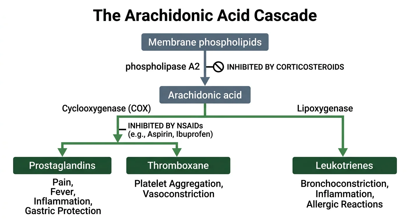 Figure 1 — The arachidonic acid cascade