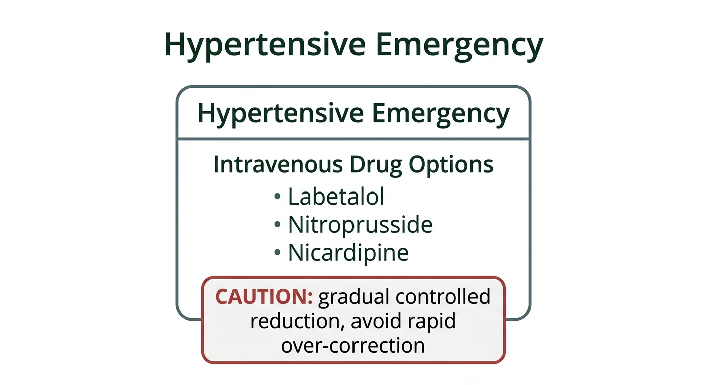 Figure 5 — Hypertensive emergency management